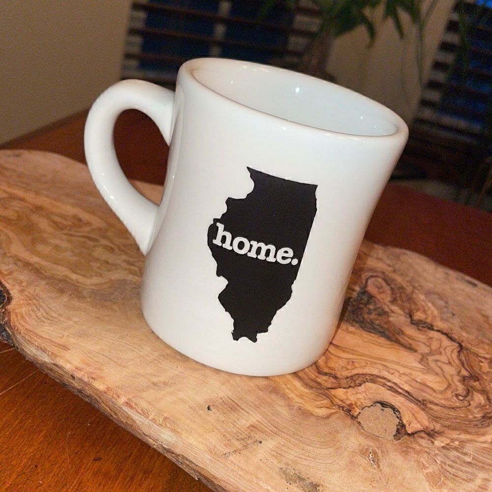 NEW. Illinois "Home" Restaurant Ware Style Mug